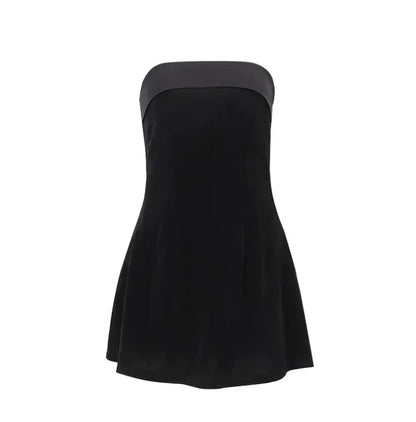 Backless Off-Neck Tube Dress
